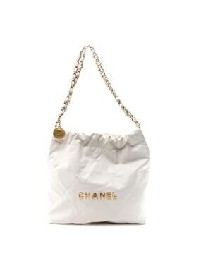 Shiny Calfskin Quilted Small Chanel 22 #264799C50B